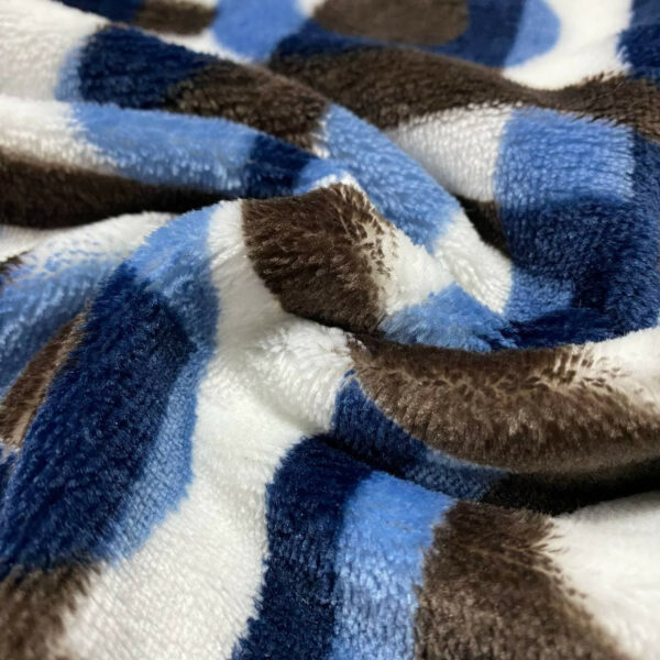 Soft fleece letters brown