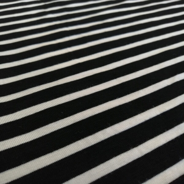 Βισκόζη/λύκρα black /white