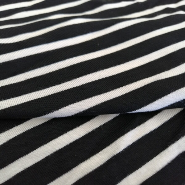 Βισκόζη/λύκρα black /white