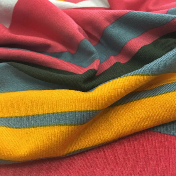 Βισκόζη/λύκρα multicolor