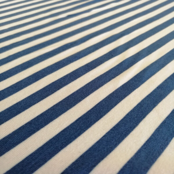 Βισκόζη/λύκρα indigo/white