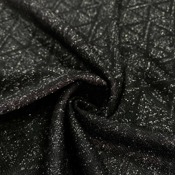 Ζέρσεϊ diamond lurex black