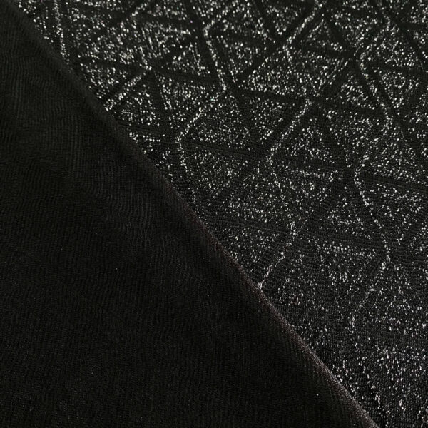 Ζέρσεϊ diamond lurex black