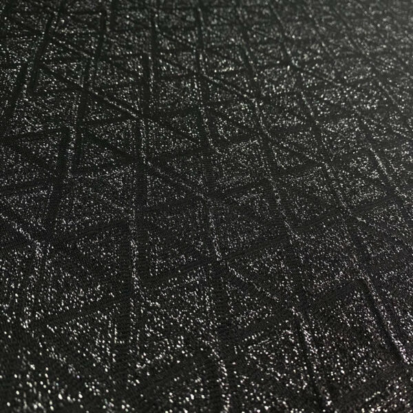 Ζέρσεϊ diamond lurex black