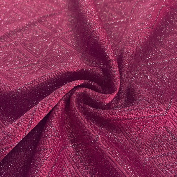 Ζέρσεϊ diamond lurex fuxia