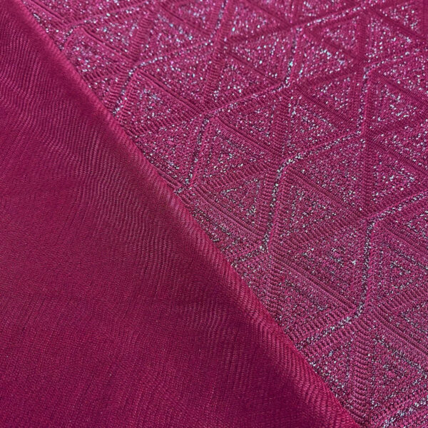 Ζέρσεϊ diamond lurex fuxia