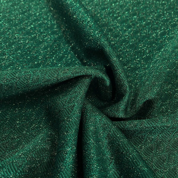 Ζέρσεϊ diamond lurex green