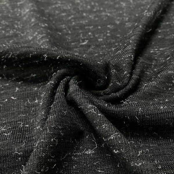 Ζέρσεϊ mohair μαύρο