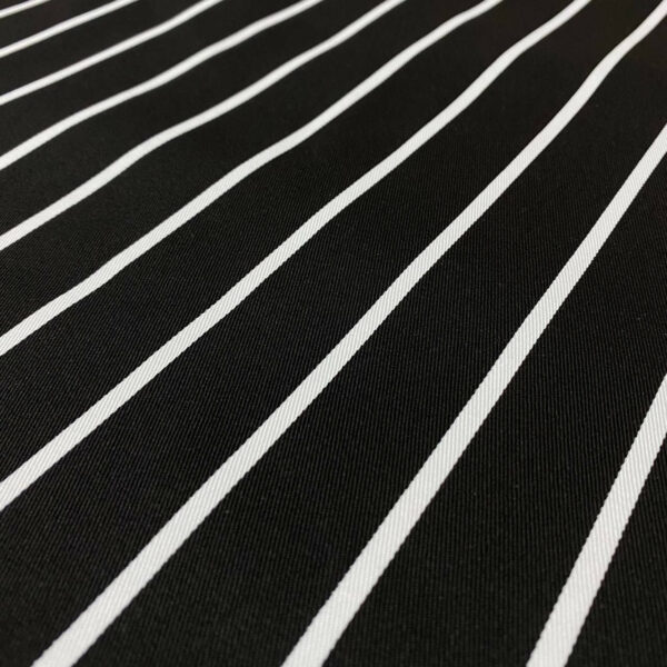 Καπαρντίνα ριγέ black/white
