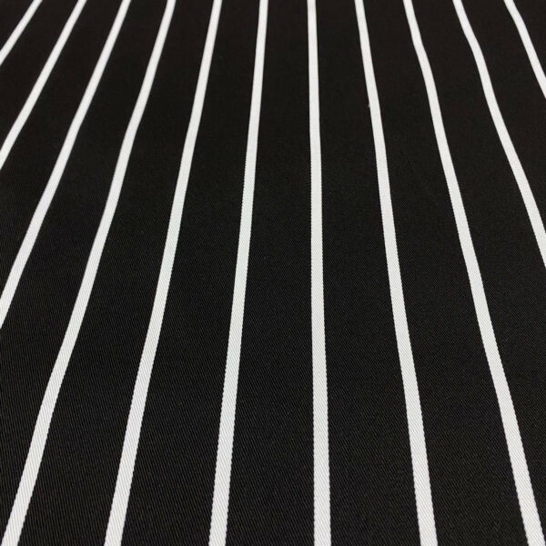 Καπαρντίνα ριγέ black/white