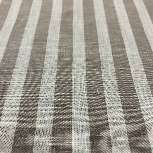 Λινό ριγέ beige/white