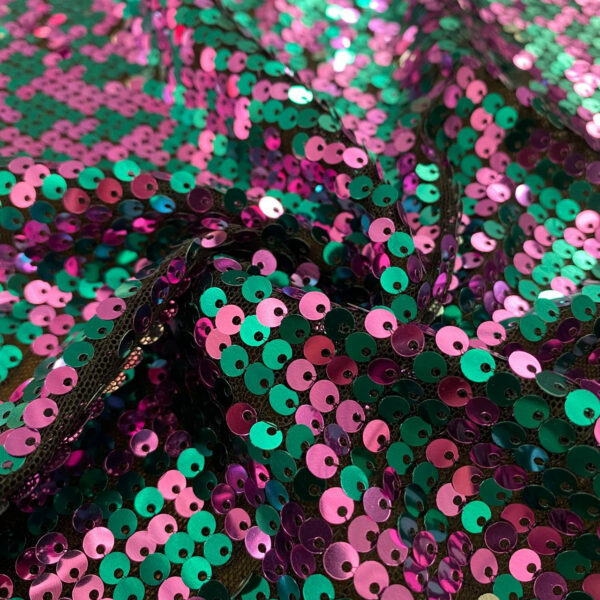 Παγιέτα magenta/green