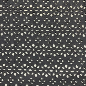 Ποπλίνα embroidery grey