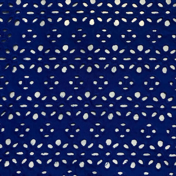 Ποπλίνα embroidery royal