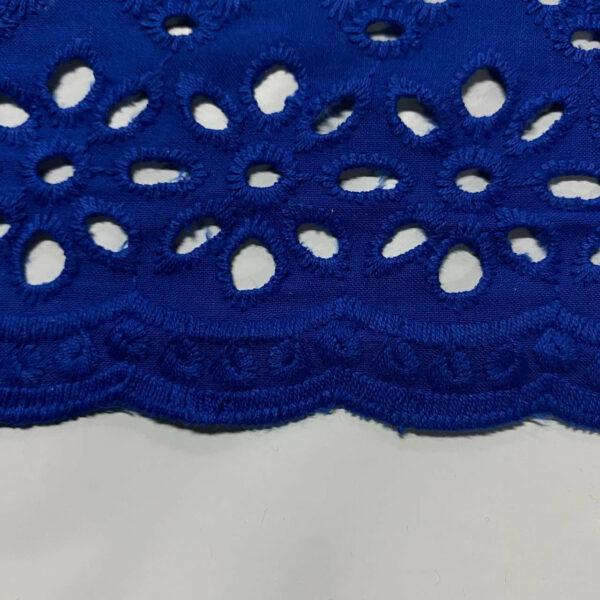 Ποπλίνα embroidery royal