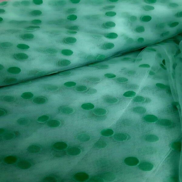 Τούλι Dots mint