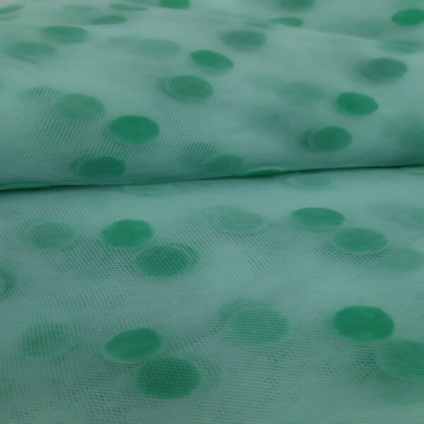 Τούλι Dots mint