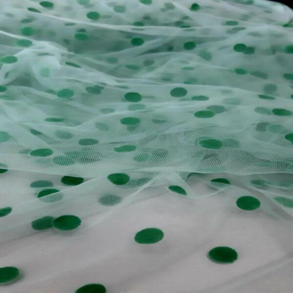 Τούλι Dots mint