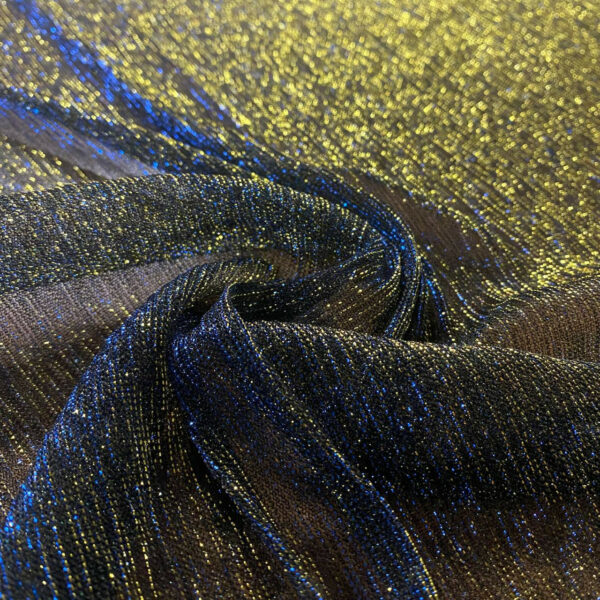 Τούλι lurex gold/royal
