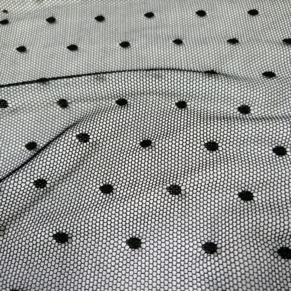 Τούλι dots black