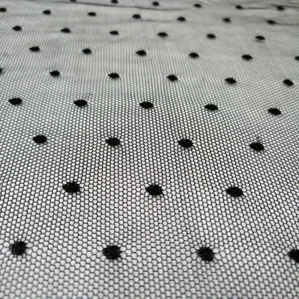 Τούλι dots black