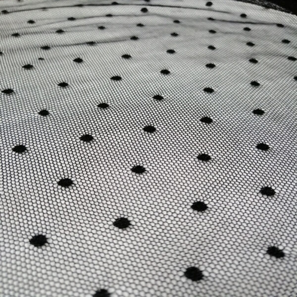 Τούλι dots black
