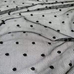 Τούλι dots black