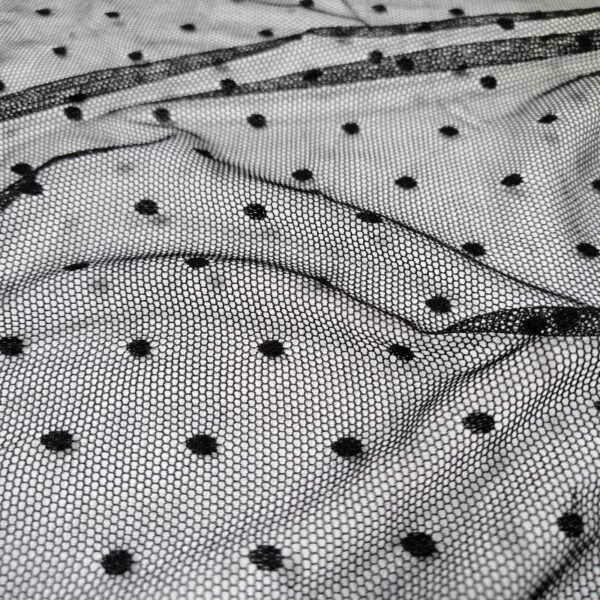 Τούλι dots black