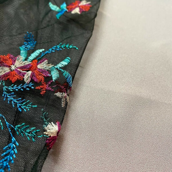 Τούλι embroidery flowers