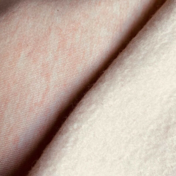 Φούτερ τρίκλωνο με χνούδι light pink