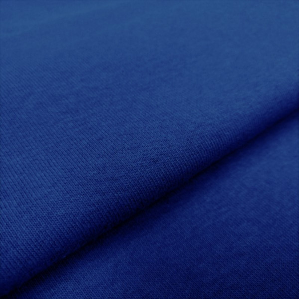Φούτερ τρίκλωνο με χνούδι μπλε ρουα