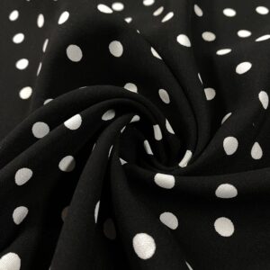 Ποπλίνα Dots black/white