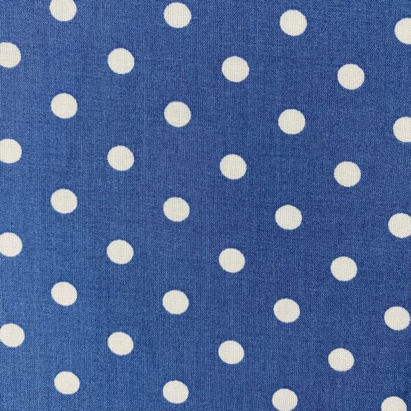 Ποπλίνα Dots blue/white