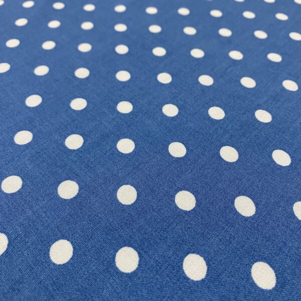 Ποπλίνα Dots blue/white