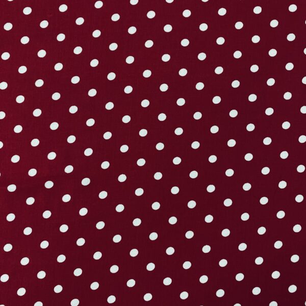 Ποπλίνα Dots red/white