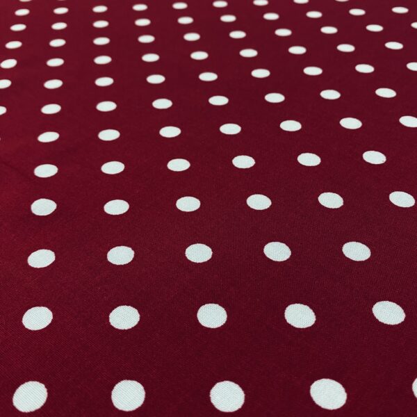 Ποπλίνα Dots red/white