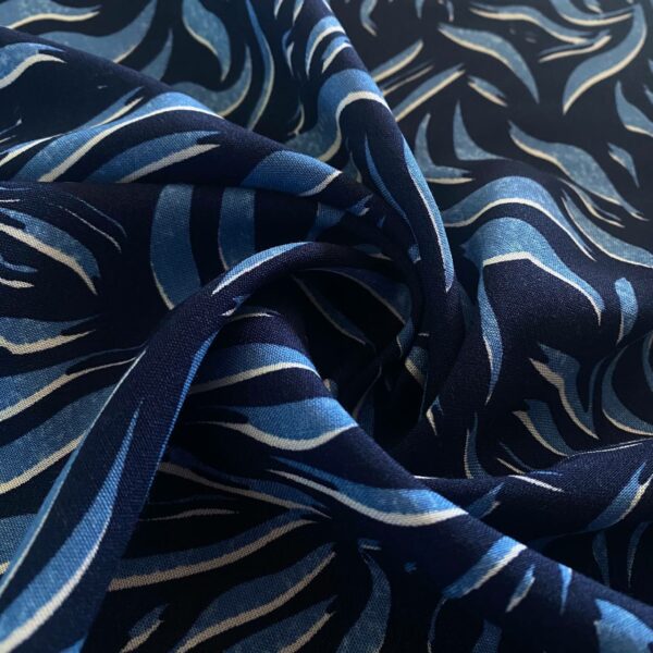 Ποπλίνα Zebra navy/blue