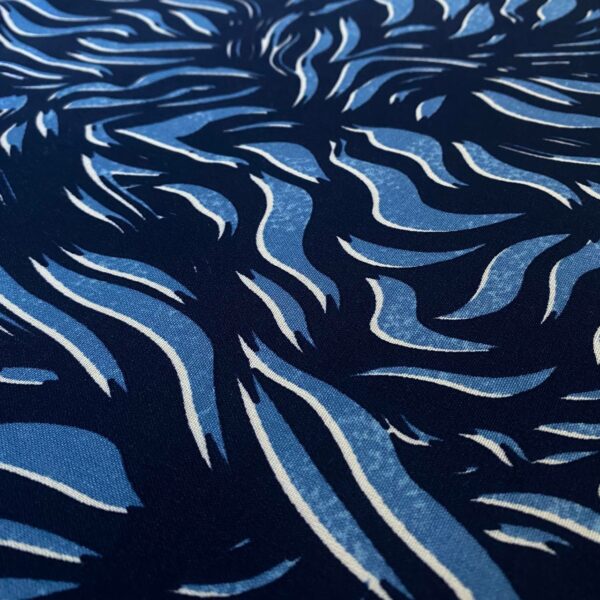 Ποπλίνα Zebra navy/blue
