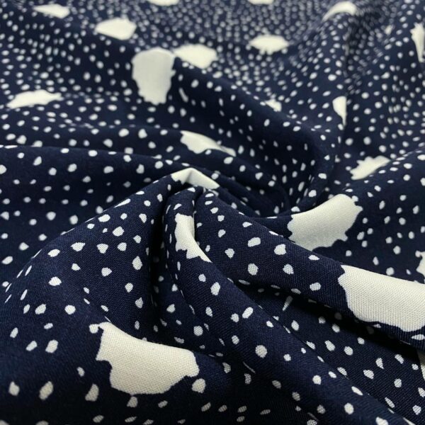 Ποπλίνα Spots navy/white