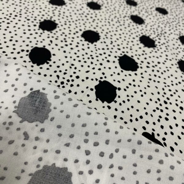 Ποπλίνα Spots white/black