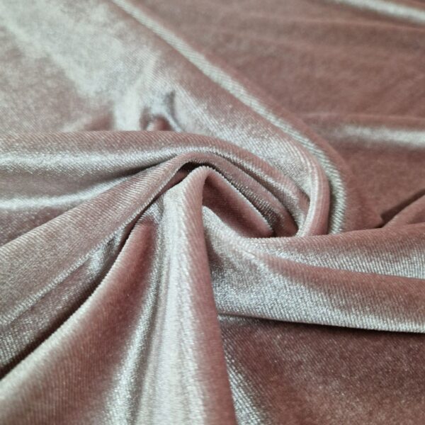 Βελουτέ γυαλιστερό dusty pink